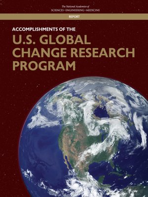 cover image of Accomplishments of the U.S. Global Change Research Program